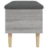 Storage Bench Grey Sonoma - Stylish & Functional Storage