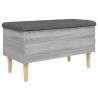 Storage Bench Grey Sonoma - Stylish & Functional Storage