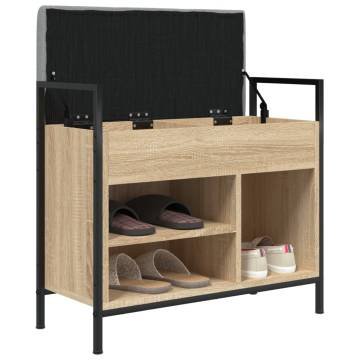 Shoe Bench Sonoma Oak - Stylish & Functional Storage