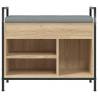 Shoe Bench Sonoma Oak - Stylish & Functional Storage