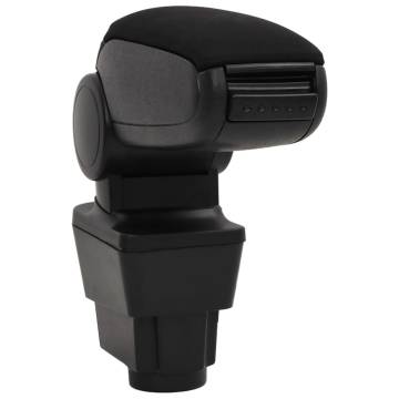 Car Armrest Black - Adjustable Storage for Comfort | HipoMarket