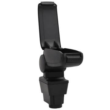 Car Armrest Black - Adjustable Storage for Comfort | HipoMarket