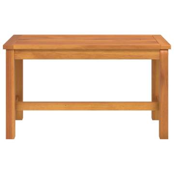 Garden Bench 80x35x45 cm - Solid Acacia Wood | Hipo Market