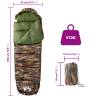 Mummy Sleeping Bag for Adults - 3 Seasons Camping Comfort