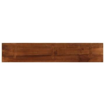 Rectangular Solid Wood Table Top - 160x40x3.8 cm