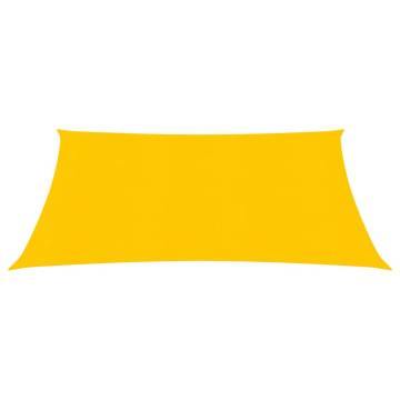 Yellow Sunshade Sail 4x4 m | HDPE UV Protection