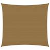 Sunshade Sail 160 g/m² Taupe 3x3 m HDPE Colour taupe Size 3 x 3 m Quantity in Package 1 