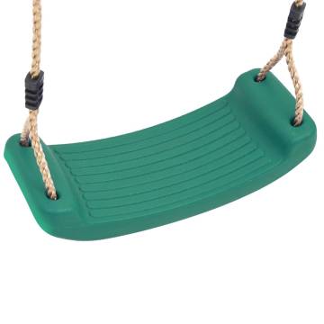 Swing Seat for Children - Green, Adjustable & Durable