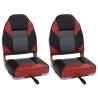 Foldable Boat Seats 2pcs - High Back Comfort | HipoMarket