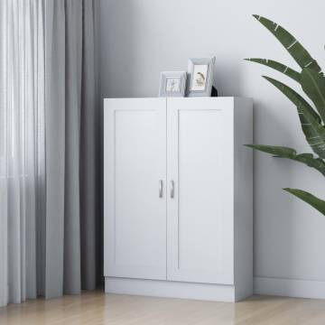 Elegant White Book Cabinet - 82.5x30.5x115 cm | HipoMarket