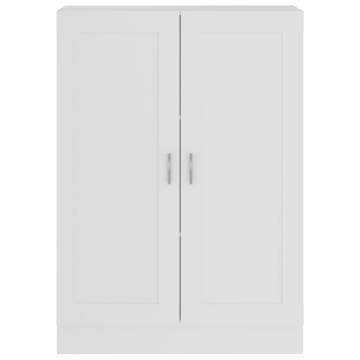 Elegant White Book Cabinet - 82.5x30.5x115 cm | HipoMarket