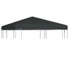 Gazebo Top Cover 310 g/m² 3x3 m Grey Colour grey Quantity in Package 1 