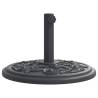 Sturdy Parasol Base for Ø38/48mm Poles - 12kg Round