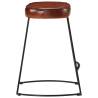 Dark Brown Bar Stools (2 pcs) - Retro Design, Comfort & Style