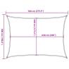 Sunshade Sail 5x7m Sand - Durable HDPE Shelter | HipoMarket