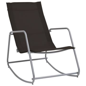 Garden Swing Chair Black - Relax in Comfort | HipoMarket