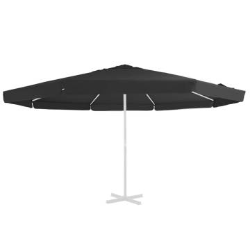 Replacement Black Fabric for 500 cm Outdoor Parasol