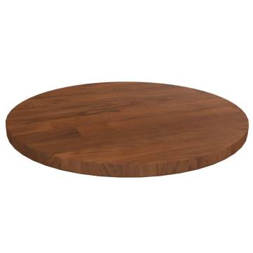 Round Dark Brown Oak Table Top - Ø30x1.5 cm | Hipomarket