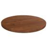 Round Table Top Dark Brown Ø30x1.5 cm Treated Solid Wood Oak Colour dark brown Size Ø 30 x 1.5 cm Quantity in Package 1 