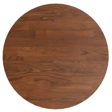 Round Dark Brown Oak Table Top - Ø30x1.5 cm | Hipomarket