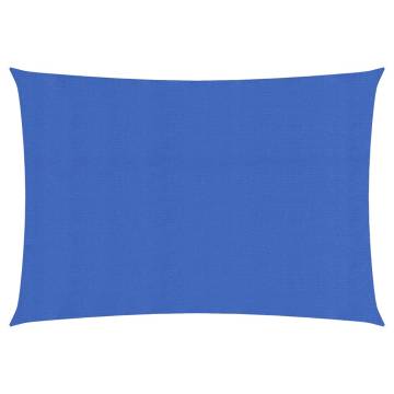 Sunshade Sail 2.5x5m Blue | Durable HDPE Outdoor Shade 