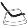 Garden Swing Chair Black - Relax in Comfort | HipoMarket