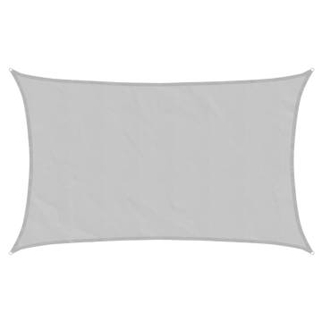 Sun Shade Sail Light Grey 8x5m | 100% Polyester Oxford