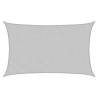 Sun Shade Sail Light Grey 8x5m | 100% Polyester Oxford