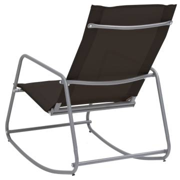 Garden Swing Chair Black - Relax in Comfort | HipoMarket