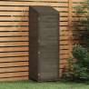 Garden Shed Anthracite - Solid Fir Wood 55x52x174.5 cm