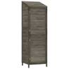 Garden Shed Anthracite - Solid Fir Wood 55x52x174.5 cm