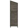 Garden Shed Anthracite - Solid Fir Wood 55x52x174.5 cm