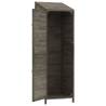 Garden Shed Anthracite - Solid Fir Wood 55x52x174.5 cm