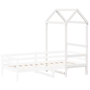 Kids' Bed Roof in White - Fun Indoor Playground for Your Child