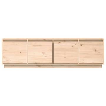 Stylish Solid Wood Pine TV Cabinet - 156x37x45 cm