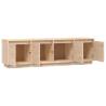 Stylish Solid Wood Pine TV Cabinet - 156x37x45 cm