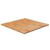 Square Table Top Light Brown 80x80x2.5cm Treated Solid Wood Oak Colour light brown Size 80 x 80 x 2.5 cm Quantity in Package 1 