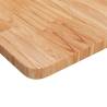 Light Brown Square Table Top - Solid Oak 80x80cm | HipoMarket