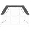 Outdoor Chicken Cage 3x4x2 m Galvanised Steel - Hipo Market