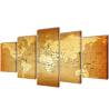 Canvas Wall Print Set World Map 200 x 100 cm Size 200 x 100 cm Quantity in Package 1 Type of print world map 