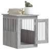 Dog Crate Furniture Grey Sonoma - Stylish & Functional 45x62x59 cm