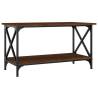 Elegant Brown Oak Coffee Table - 80x45x45 cm | Durable & Stylish