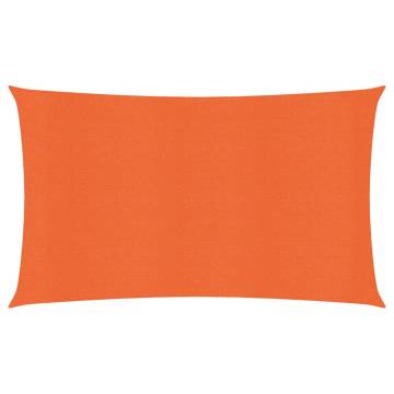 Orange Sunshade Sail 2.5x5m | 160 g/m² HDPE Protection