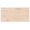 Untreated Solid Oak Bathroom Countertop - 100x50x1.5 cm