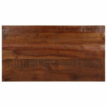 Table Top 120x70 cm | Solid Reclaimed Wood | Rustic Charm