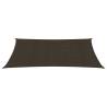 Sunshade Sail 6x8m Brown - UV & Mould Resistant HDPE