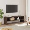 TV Cabinet Brown Oak 120x40x40 cm Engineered Wood Colour brown oak Quantity in Package 1 