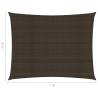 Sunshade Sail 6x7m Brown HDPE - UV & Mould Resistant