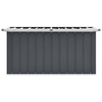 Garden Storage Box Grey 129x67x65 cm - Stylish & Durable