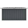 Garden Storage Box Grey 129x67x65 cm - Stylish & Durable